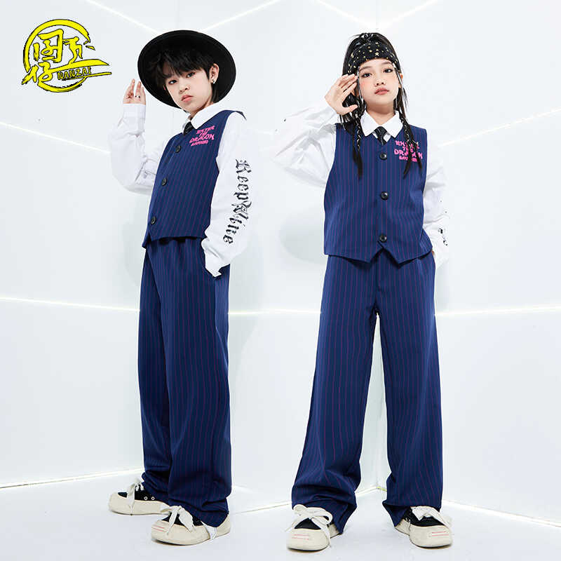 儿童街舞服locking机械舞表演服