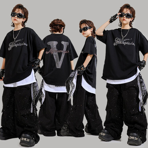 少儿嘻哈breaking街舞架子鼓潮服