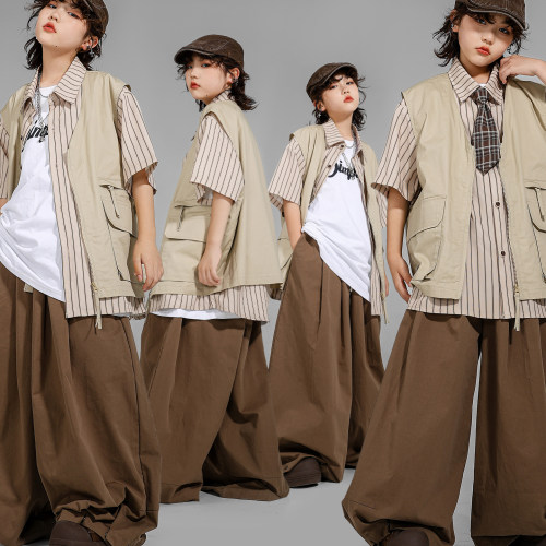 儿童嘻哈breaking街舞演出服套装