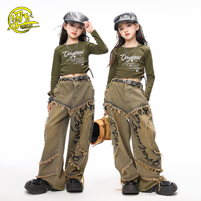 女童jazz爵士舞废土风走秀表演服