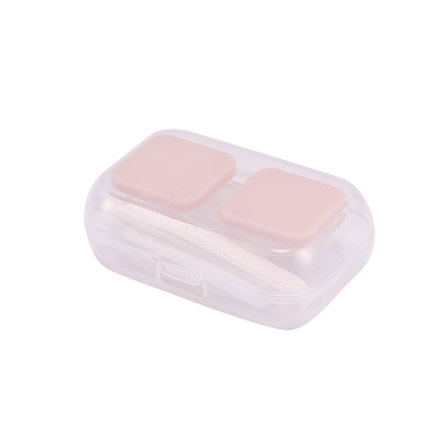 西温思隐形眼镜盒小巧透明