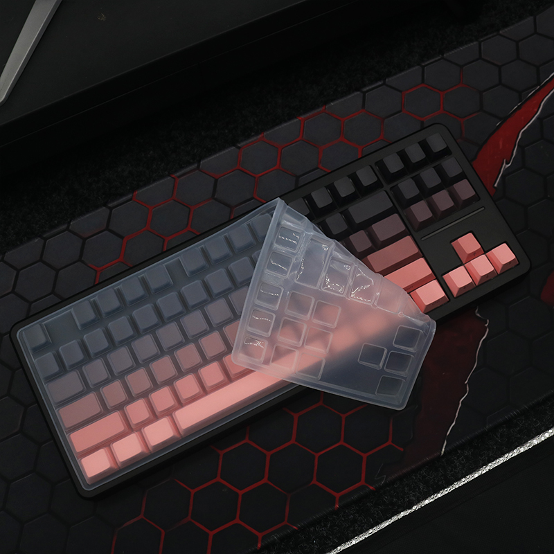 隆视键盘膜适用于前行者X87Ultra机械键盘保护膜X87 PRO一方台式机电脑按键防尘罩凹凸垫套键位全覆盖配件