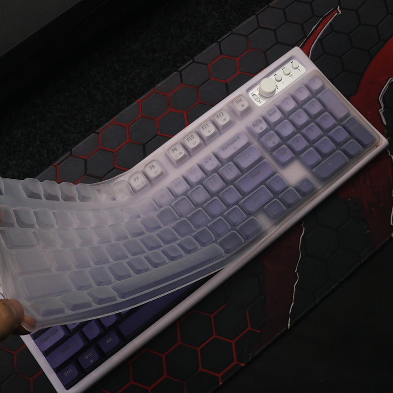 凹凸键位 硅胶材质 保护键盘 防尘 可水洗