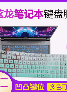 炫龙(Shinelon)DD3 Plus游戏笔记本键盘保护膜16.1英寸电脑贴膜按键防尘套凹凸垫罩透明彩色键位膜带印字配件