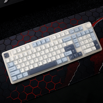 适用于狼蛛F99Pro机械键盘膜台式机电脑按键防尘保护套凹凸垫罩键位全覆盖配件