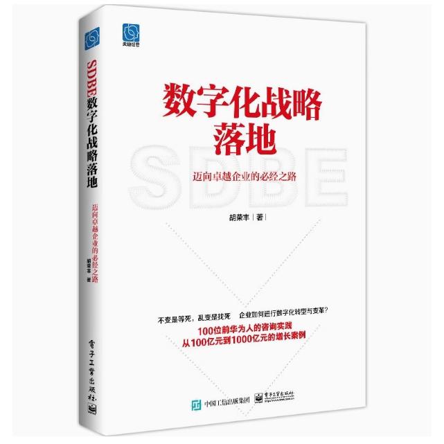 【出版社直供】数字化战略落地 迈向卓越企业的必经之路 胡荣丰 电子工业出版社 9787121490026