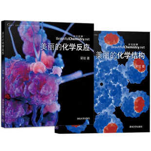 直供  美丽的化学结构+美丽的化学反应化学符号化学键有机分子等化学知识化学结构化学产品结构图集 清华大学出版社