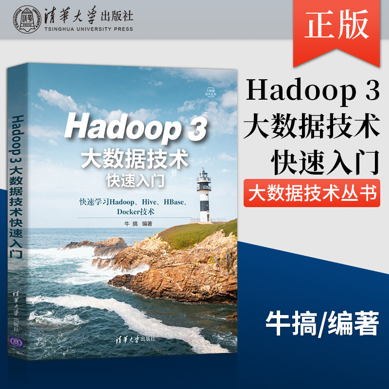 【出版社直供】Hadoop 3大数据技术快速入门 大数据技术丛书 Hadoop分布式集群HDFS原理详解Yarn原理详解项目开发书籍 牛搞 著
