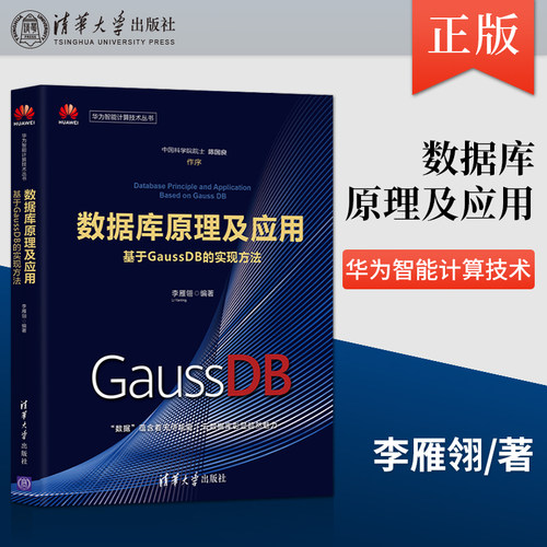 数据库原理及应用 基于GaussDB的实现方法 华为智能计算技术丛书 基于GaussDB进行数据库应用系统开发方法书籍