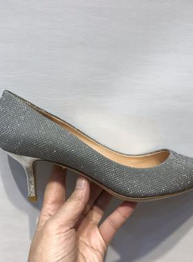 Rupert Sanderson 深灰色高跟晩宴女鞋百搭浅口单鞋春秋女鞋