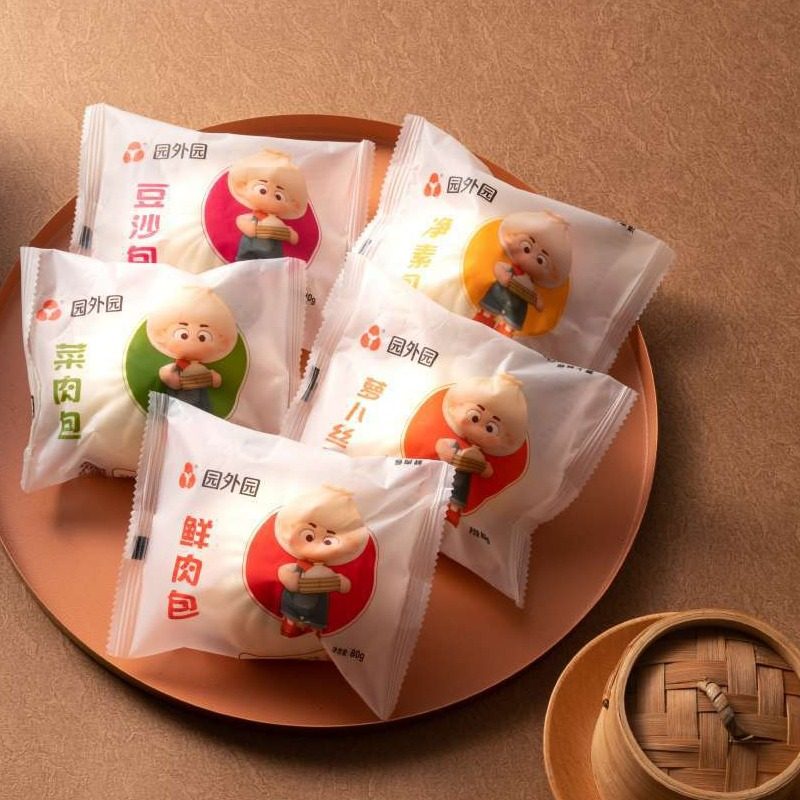 常州园外园包子方便早餐点心80克