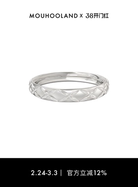 Mouhooland/暮后之地麦穗系列四叶麦穗细戒原创设计食指戒指环