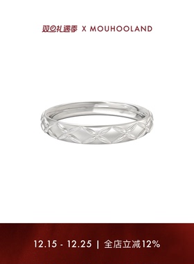 Mouhooland/暮后之地麦穗系列四叶麦穗细戒原创设计食指戒指环