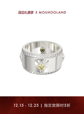 mouhooland情侣925银原创戒指