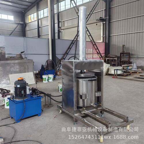商用果蔬压榨机出汁率大压力刺梨葡萄桑葚酒糟压榨取汁机