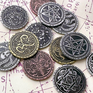 黄衣之王哈斯塔 门之主尤格索托斯 新款克苏鲁神话系列金属铸币