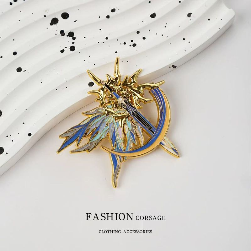 白厄周边徽章专武侵晨救世主胸针