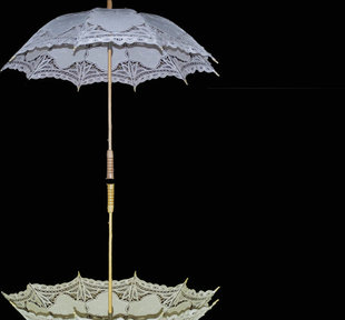 山东泰山美非遗手工百代丽花边蕾丝刺绣伞复古创意写真舞蹈摄影伞