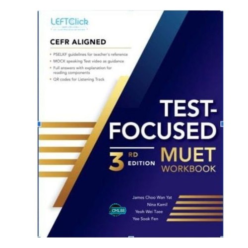 马来西亚大学英文水平鉴定考试作业书 MUET Test-focused 2021