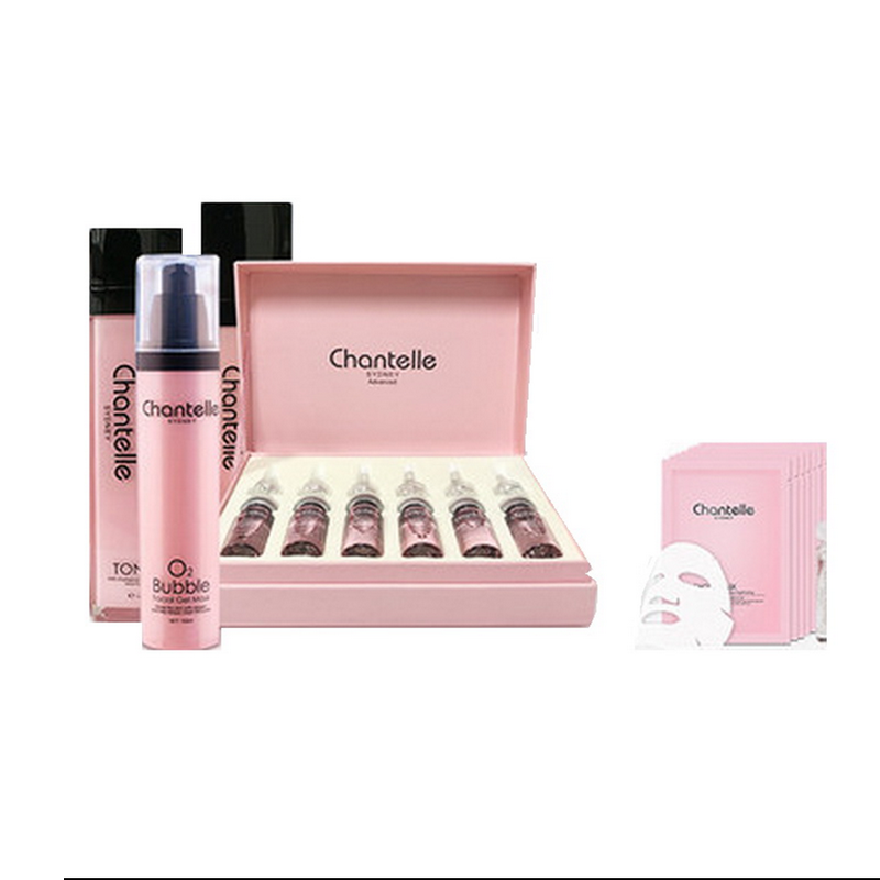 澳洲 chantelle香娜露儿羊胎素精华液粉色经典全系列套装专柜正品