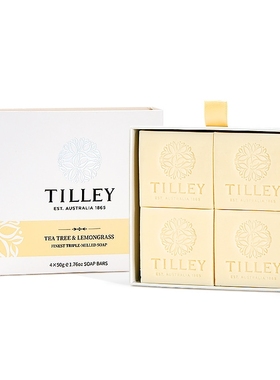 澳大利亚进口TILLEY植物精油羊奶手工皂200克礼盒共4块儿童男女用