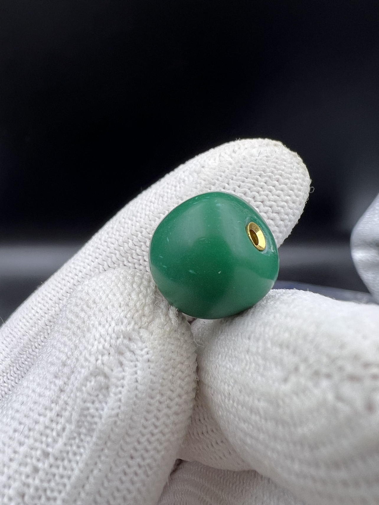 蒙料绿松石老型顶珠腰珠，文玩配饰，百香星月佛手金刚猴头核尖