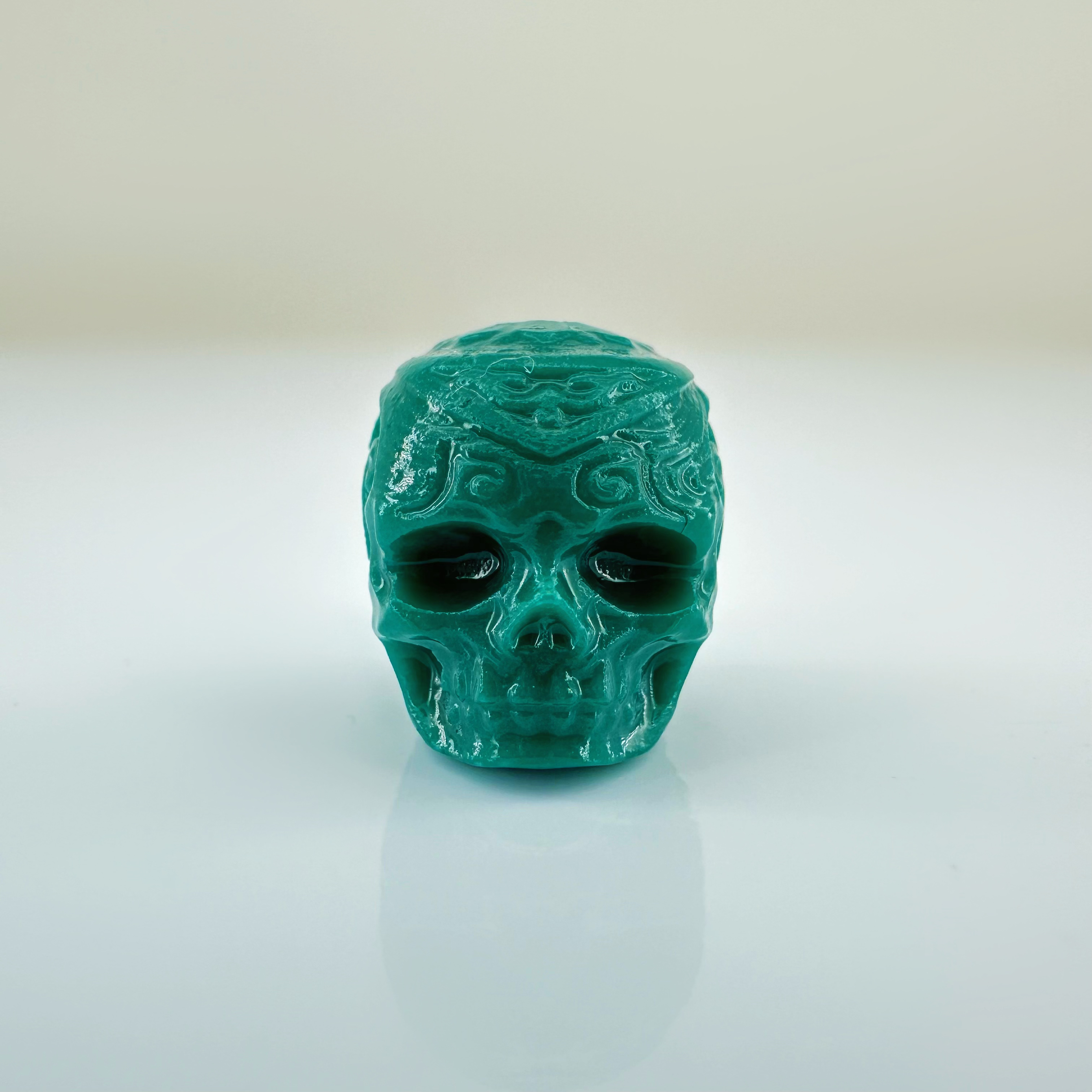 科技松绿松石刺骨骷髅顶珠腰珠diy文玩配饰百香星月菩提猴头金刚