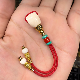 猛犸象牙三通被云线束弟子珠套diy文玩配饰百香籽星月菩提佛手橄