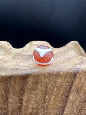 虎牙天珠圆珠顶珠腰珠，文玩配饰，百香星月佛手金刚猴头核尖配珠