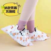 新款 套防尘室内家用防滑耐磨学生儿童 直销一次性印花卡通无纺布鞋