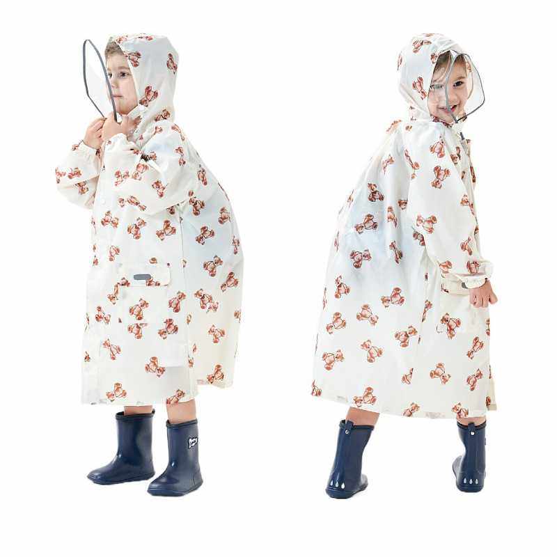 新款直销Miki儿童宝宝大童防暴雨带书包位学生雨衣长款透明帽檐雨,居家日用,雨披/雨衣,淘宝优惠券,粉丝福利购,淘宝优惠卷