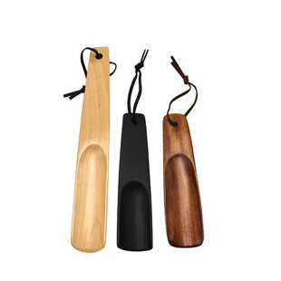 新款直销含牛皮绳便携鞋把提鞋器酒店木鞋拔鞋抽穿鞋器长柄居家鞋