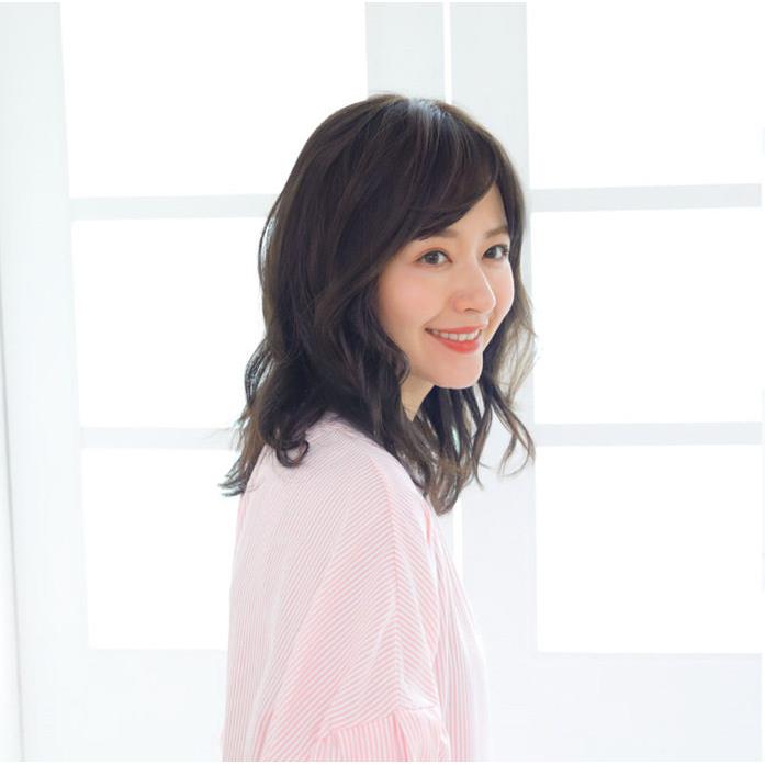 新款直销假发女中长发全头套斜刘海长卷发年轻妈妈自然大波浪新款