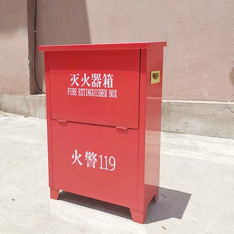 新款直销灭火器箱 供应铁皮灭火器箱 家用商场酒店工厂不锈钢灭火