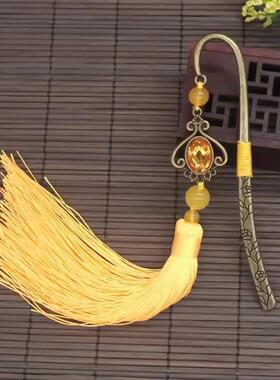 新款直销流苏复古中国风金属书签 学校礼物 商务礼品2024新款古典