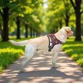 新款 遛狗绳 直销狗狗牵引绳金毛马犬小型狗链子牛仔布胸背带背心式