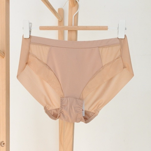 包邮 包臀无痕绵软女内裤 韩单纯元 款 中腰百搭高端肤色基础经典 满59