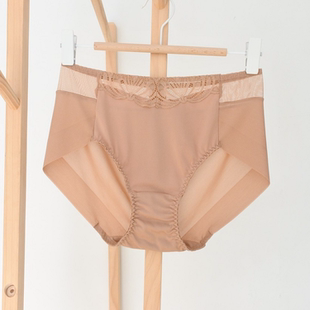 肤色中高腰包臀无痕绵柔丝滑亲肤三角裤 韩单百搭基础经典 包邮 满59