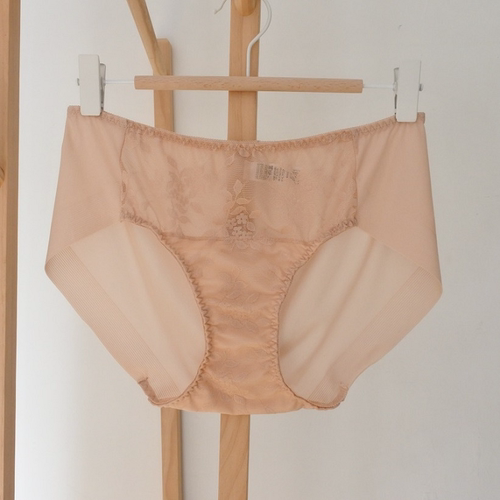 满59包邮韩单纯元甜美百搭基础高级肤色包臀无痕舒适中腰女三角裤