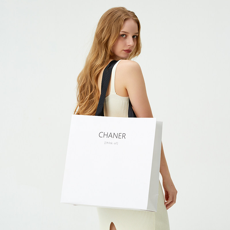 250g白卡内嵌式手提网红店