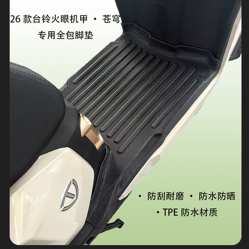 适用于台铃Tailg苍穹26款电摩版专用TPE脚垫防水耐磨加厚原车开模