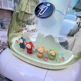 适用于九号Qz1/Qz3 mix车头太空舱天线宝宝可爱小摆件公仔装饰品