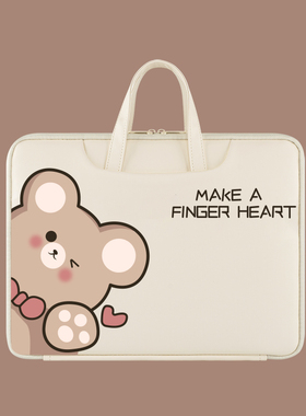 手提笔记本电脑包适用苹果macbook15.6华为matebook14女联想小新戴尔15pro13.3英寸Mac16华硕air小米13内胆包