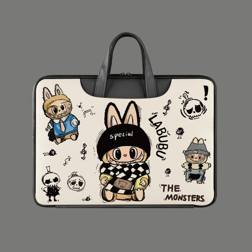 语星通拉布布笔记本电脑包手提14寸适用华为matebook保护套联想小新pro16苹果macbook15.6寸平板内胆包防震