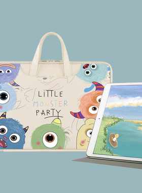 平板手提包适用苹果iPad平板电脑iPadair2/3/4代 9.7/10.2/10.4/10.5/10.9/Pro11寸小米pad华为10.8寸学而思