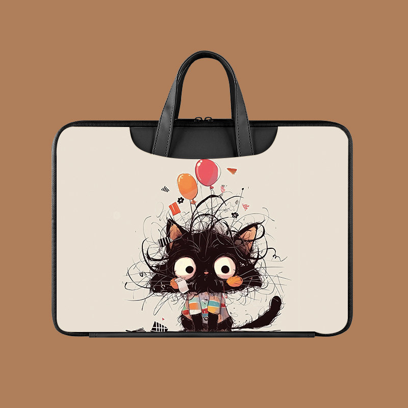 可爱电脑包手提15.6寸防水学生适用macbook14寸13寸16寸联想拯救者Y7000游戏本华硕华为荣耀16.1寸防摔收纳包