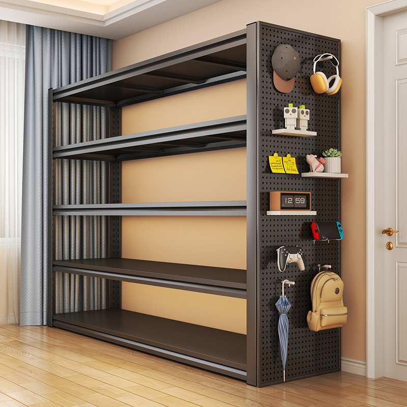 家用货架置物架多层落地收纳层架仓库阳台碳钢置物架商用超市展示