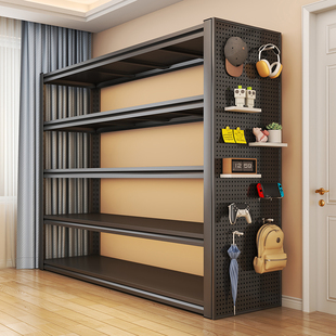 家用货架置物架多层落地收纳层架仓库阳台碳钢置物架商用超市展示