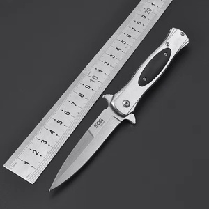 野外随身黑手党户外折叠刀高硬度锋利水果刀小刀具防身武器冷兵器