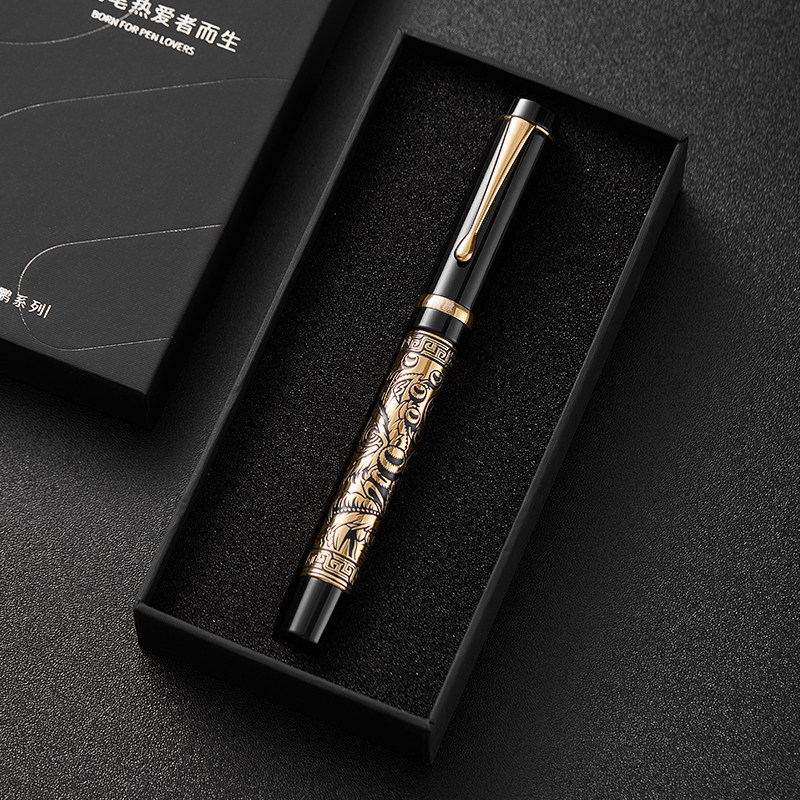 thumbnail for [Original design] tramol lion fountain pen men's high-end student calligraphy practice special adult traditional Chinese style high value self-use fountain pen